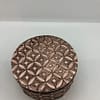 Rose gold coloured trinket pot with removeable lid - Image 2