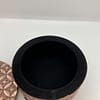 Rose gold coloured trinket pot with removeable lid - Image 3