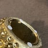 Gold Coloured Ceramic Vase - Image 5