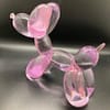 Clear Pink Balloon Dog - Image 5