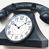 Black Metal Rustic Telephone Clock - Image 3