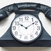 Black Metal Rustic Telephone Clock - Image 9