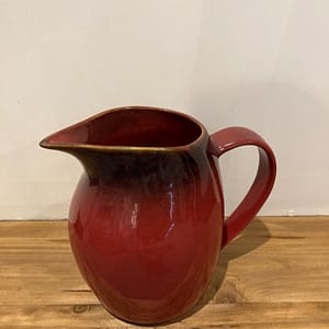 Ceramic large red jug