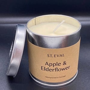 Apple and Elderflower Tin Candle from St Eval