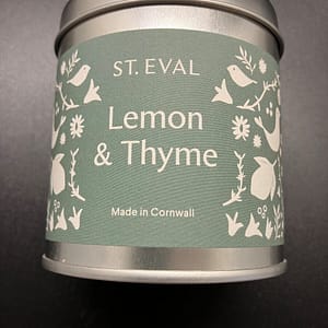 Lemon and Thyme Tin Candle