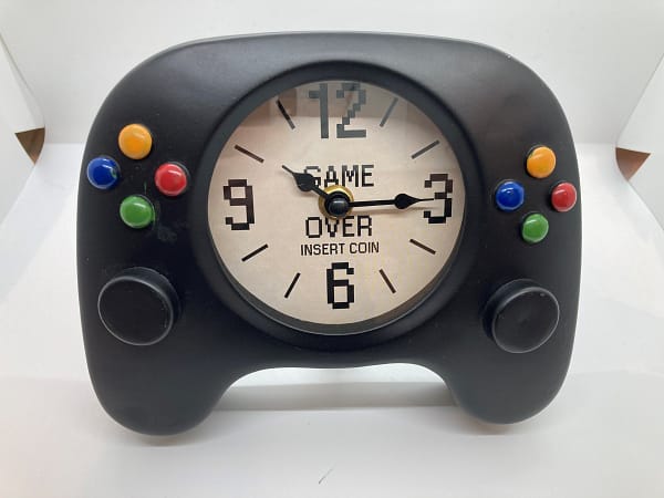 Gaming Play Station Themed Clock