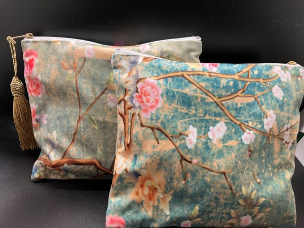 Velvet Feel Makeup Bag