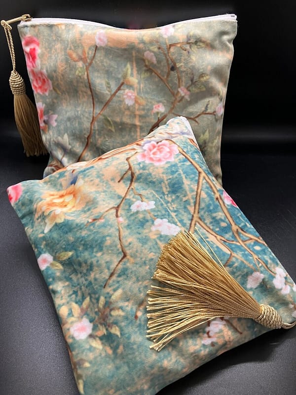 Velvet Feel Makeup Bag