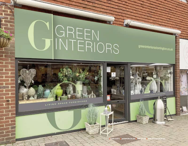 Green Interiors Shop Front